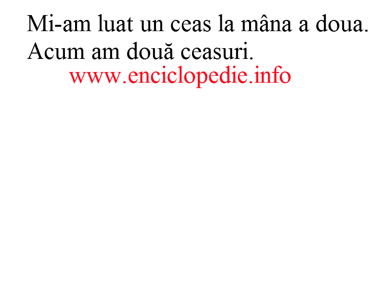 Ceas la mâna a doua Enciclopedie.info